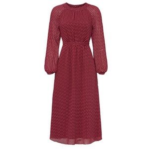 Boden Red Heart Printed Dress